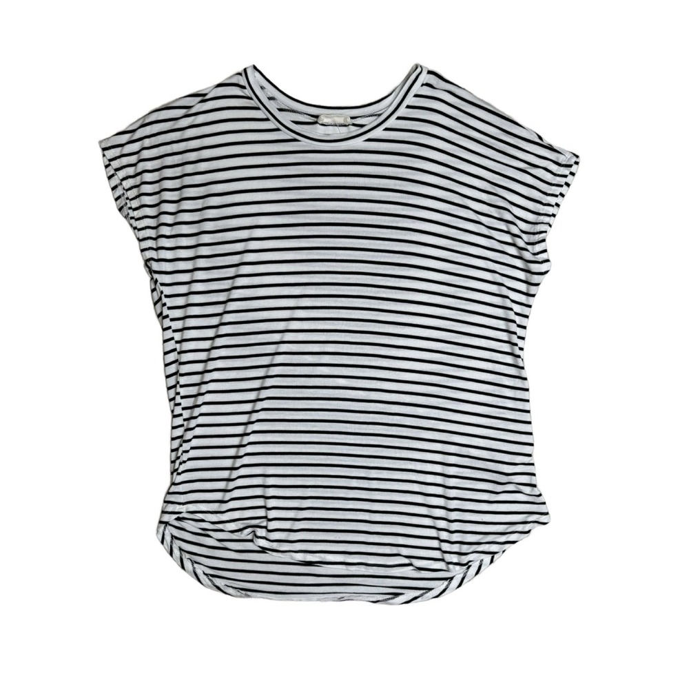 Rebel Society Striped Tee Oversized Womens Blue XL $30